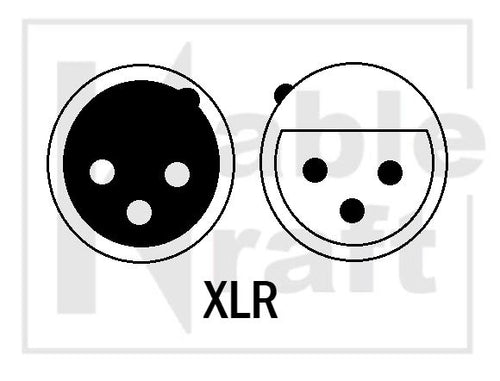 XLR Balanced Interconnect Symbol