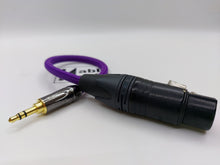 Load image into Gallery viewer, 4pin Female XLR to Amphenol 3.5mm - Purple
