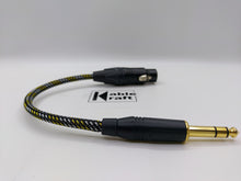 Load image into Gallery viewer, 4pin Female XLR to Amphenol 6.35mm - Gold Silver Black
