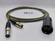 Load image into Gallery viewer, Audeze Neutrik 4pin Balanced XLR - Gold Silver Black
